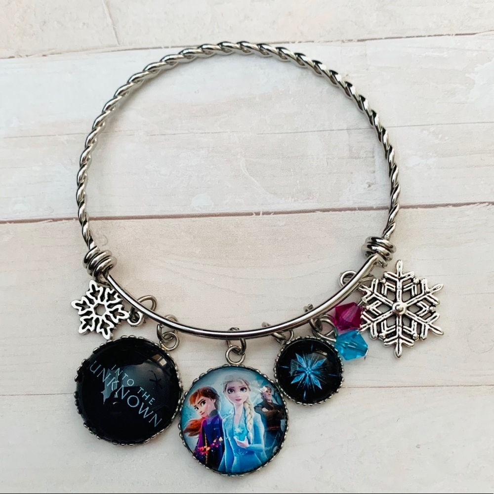 Frozen 2 inspired Charm bracelet Disney inspired